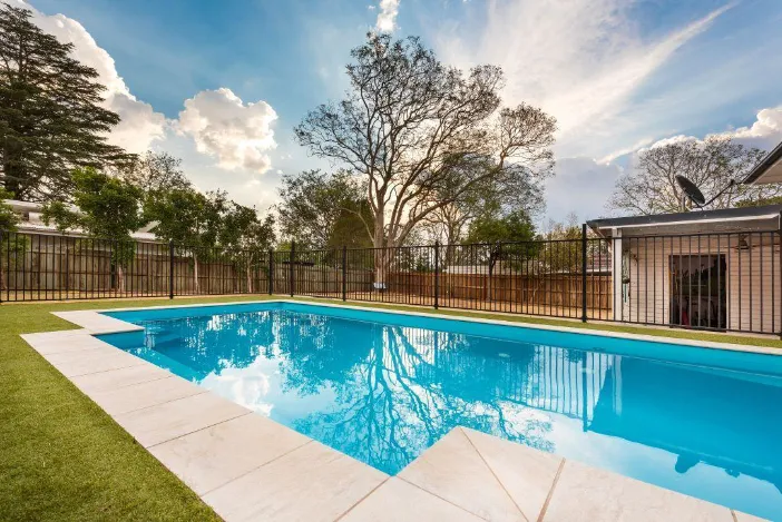 Backyard family pool by Garden City Pools Backyard family pool by Garden City Pools